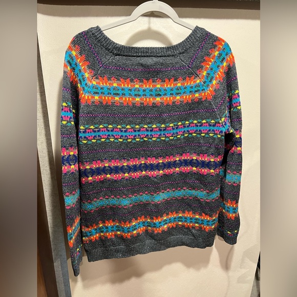 Vintage Old Navy Fair Isle colorful sweater - Picture 2 of 4